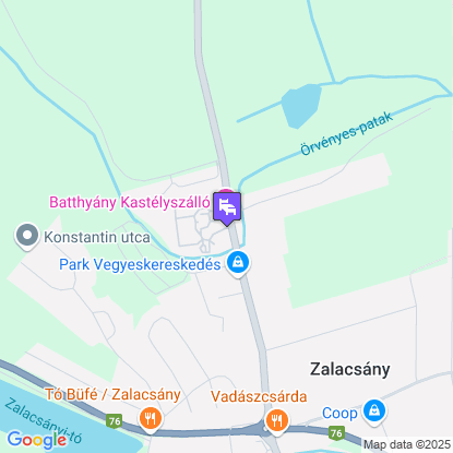 Batthyány Kastélyszálló a térképen