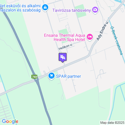 Hunguest Hotel Helios a térképen