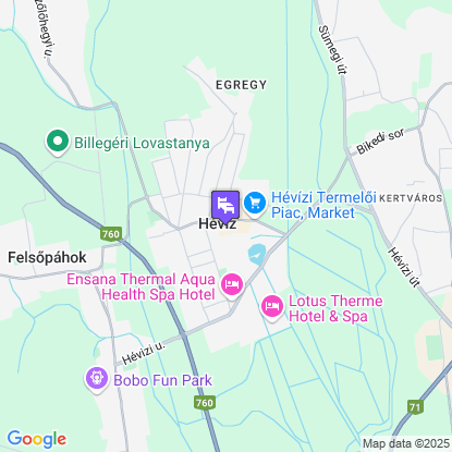 Villa Amphora a térképen